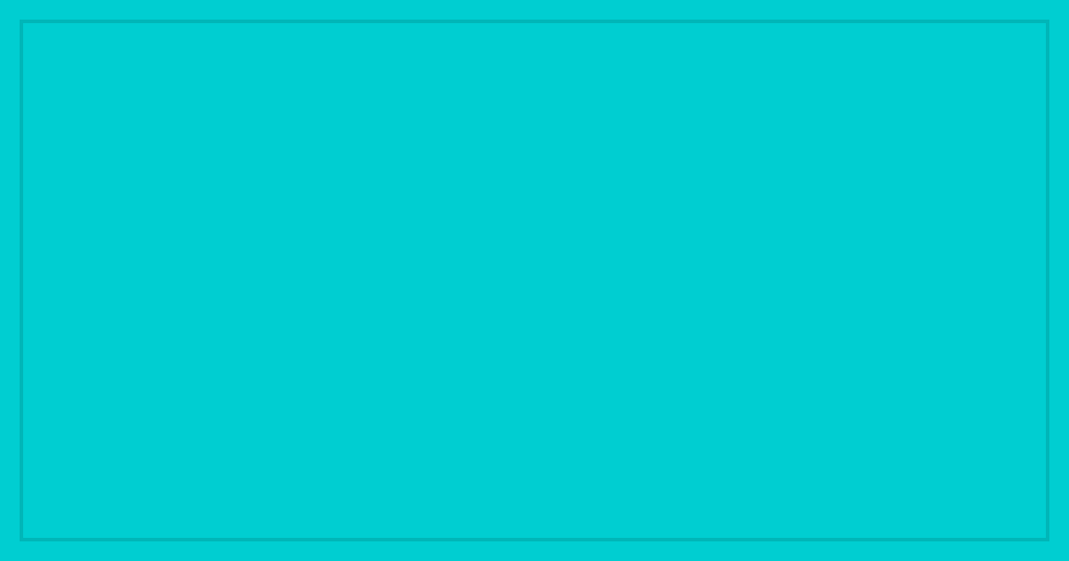 #00CED1 color swatch