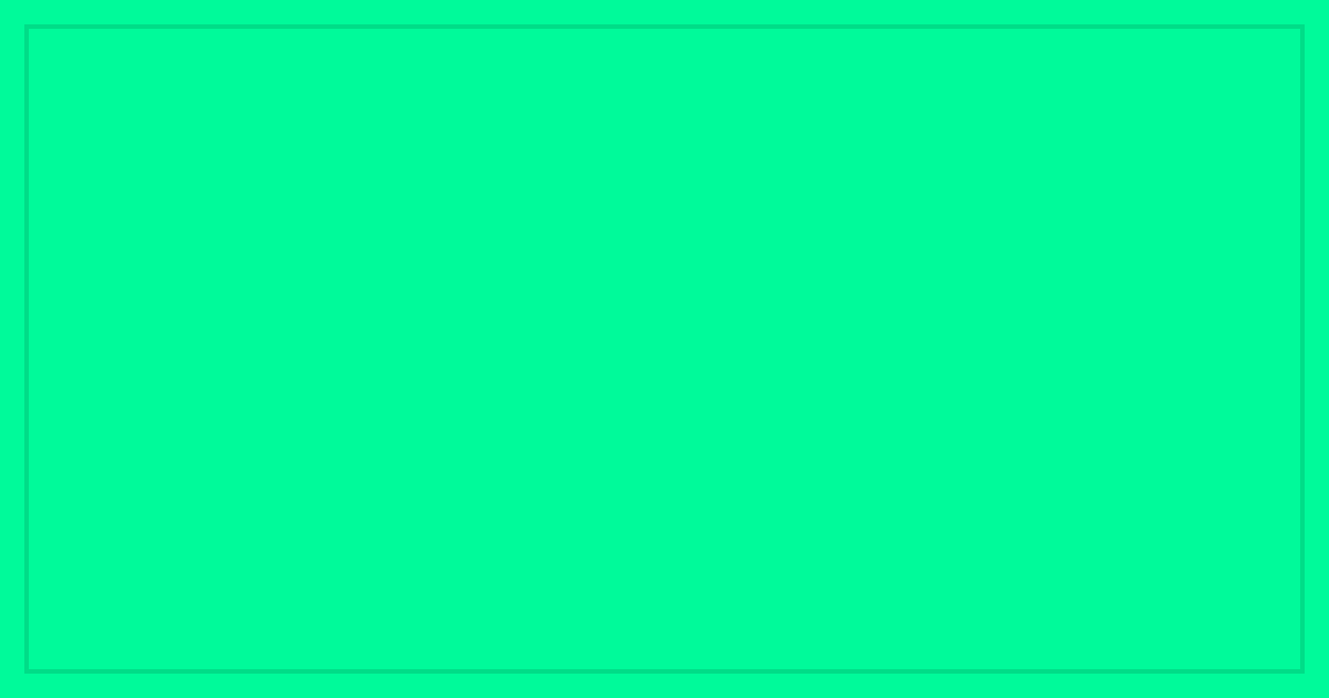 #00FA9A color swatch