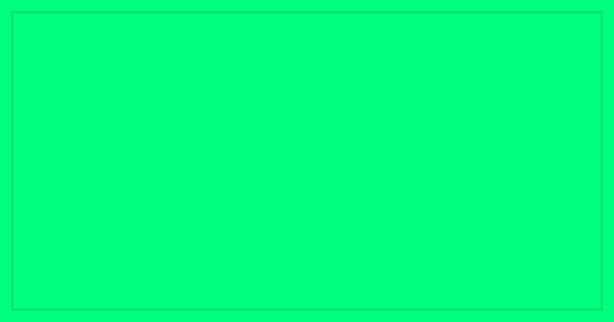 #00FF7F color swatch