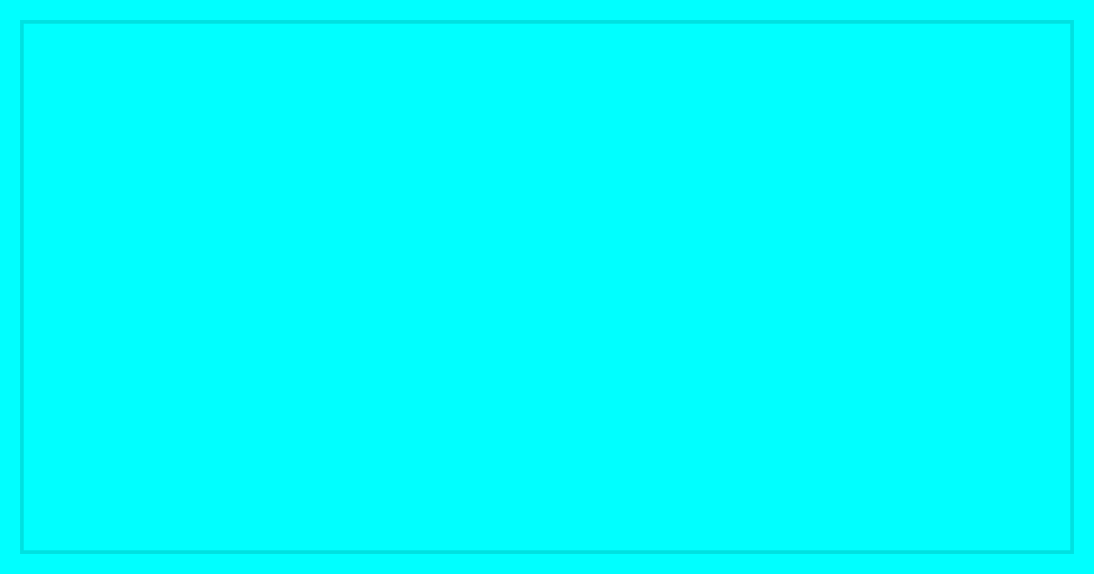 #00FFFF color swatch