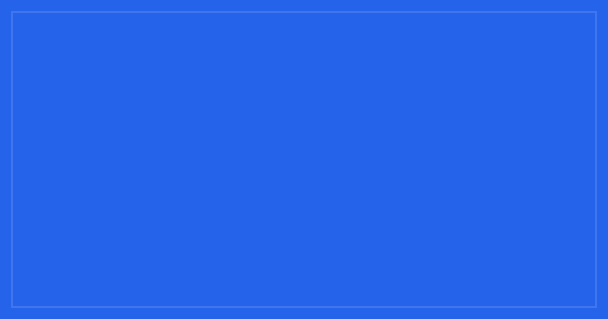 #2563EB color swatch