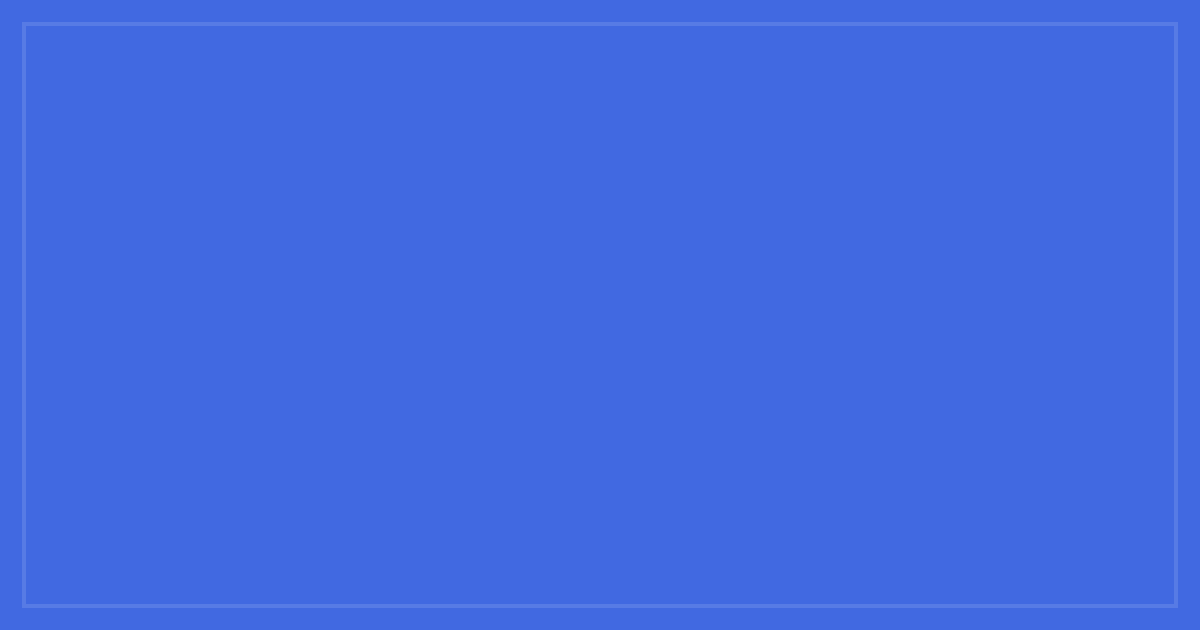 #4169E1 color swatch
