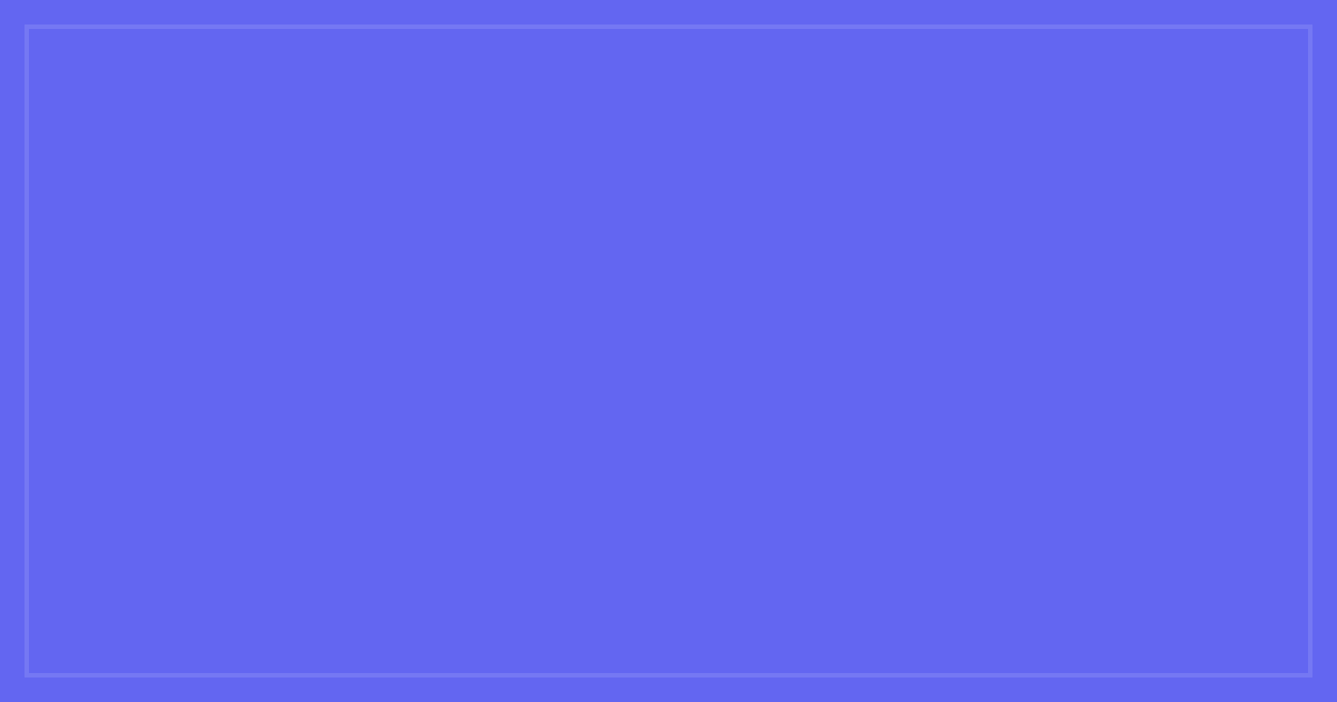 #6366F1 color swatch