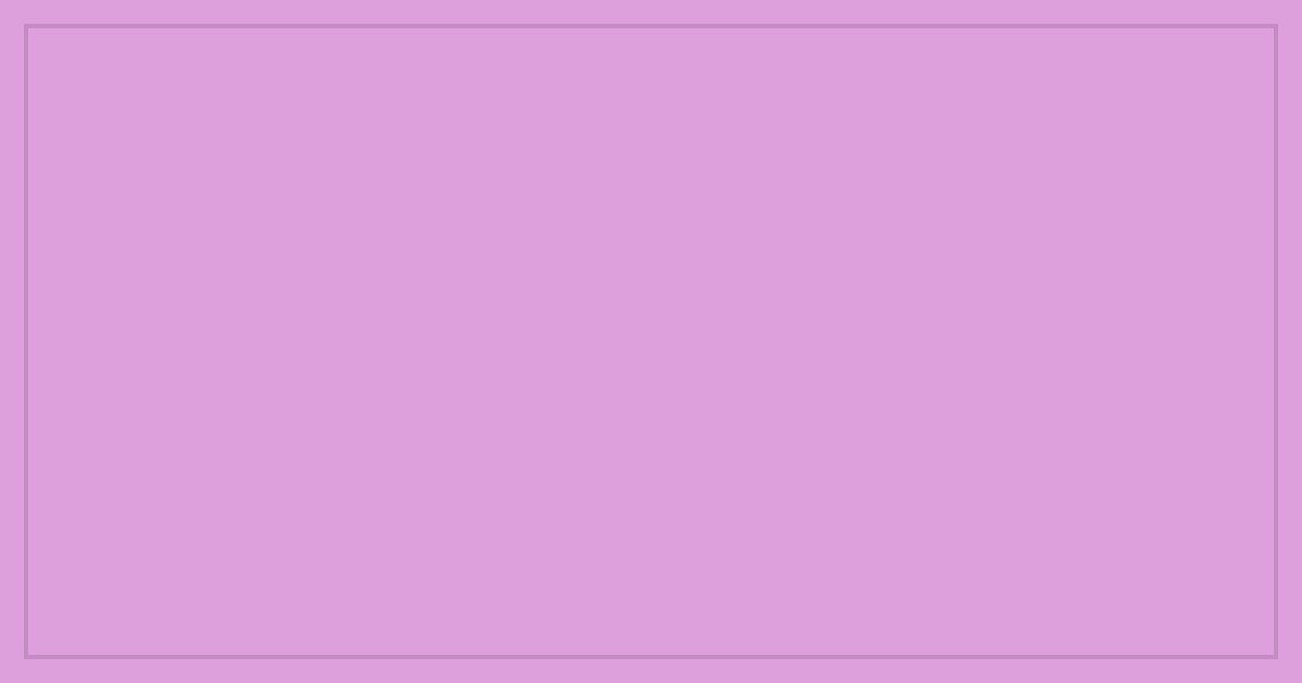 #DDA0DD color swatch