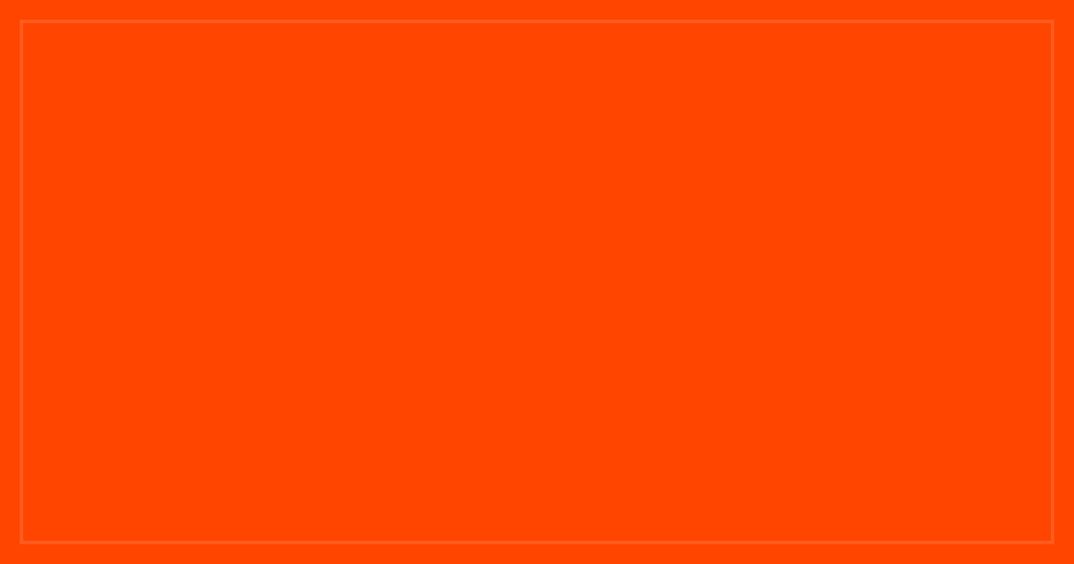 #FF4500 color swatch