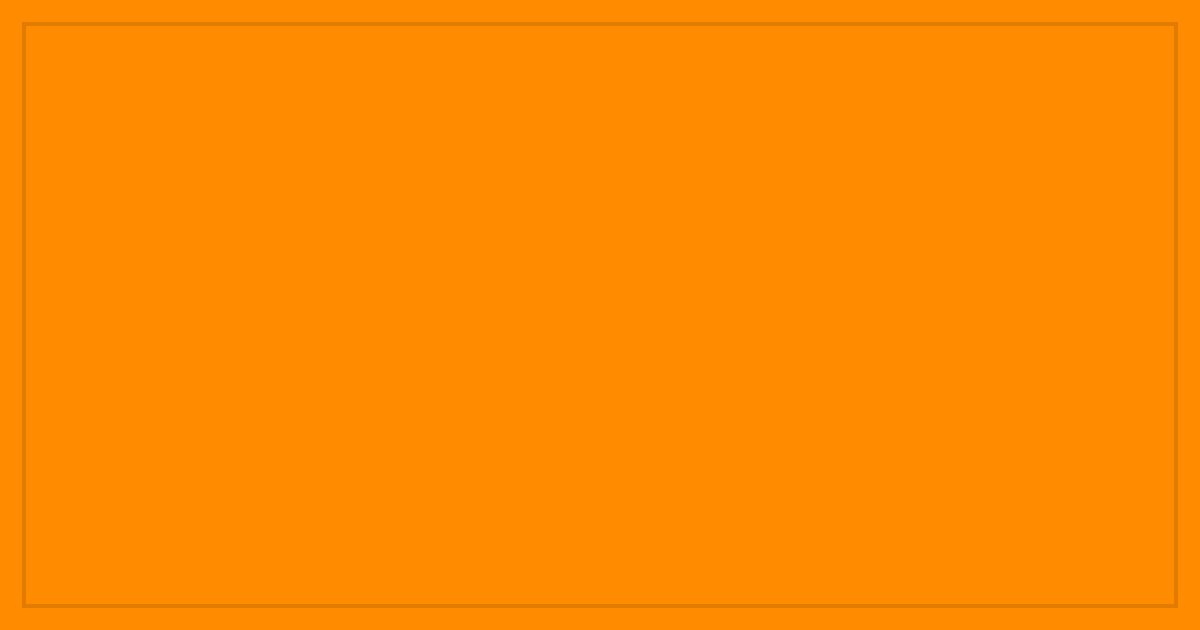 #FF8C00 color swatch